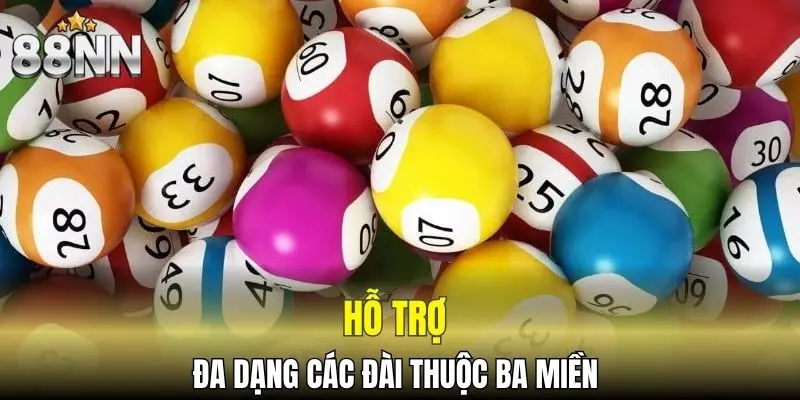 Hỗ trợ đa dạng các đài thuộc ba miền 