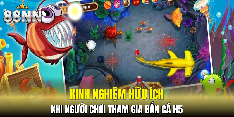 Kinh nghiệm hữu ích khi người chơi tham gia bắn cá H5